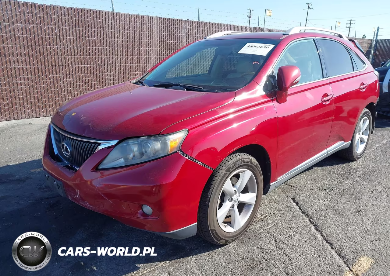 2010 Lexus Rx 350 VIN:2T2ZK1BA9AC001597 - 2