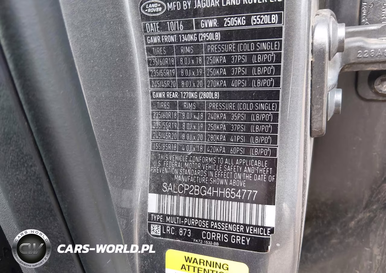 2017 Land Rover Discovery Sport Se VIN:SALCP2BG4HH654777 - 9