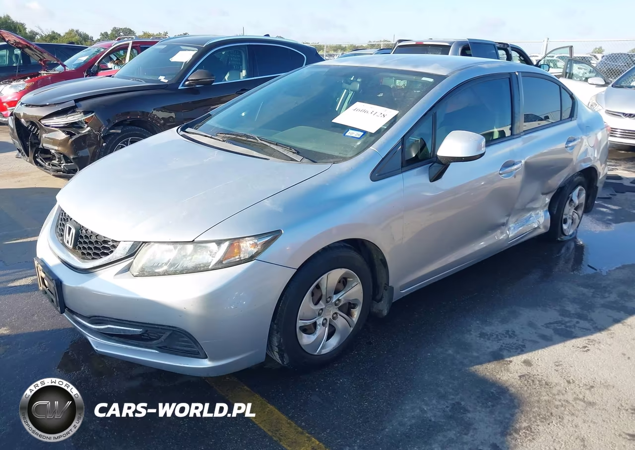 2013 Honda Civic Lx VIN:2HGFB2F51DH589825 - 2