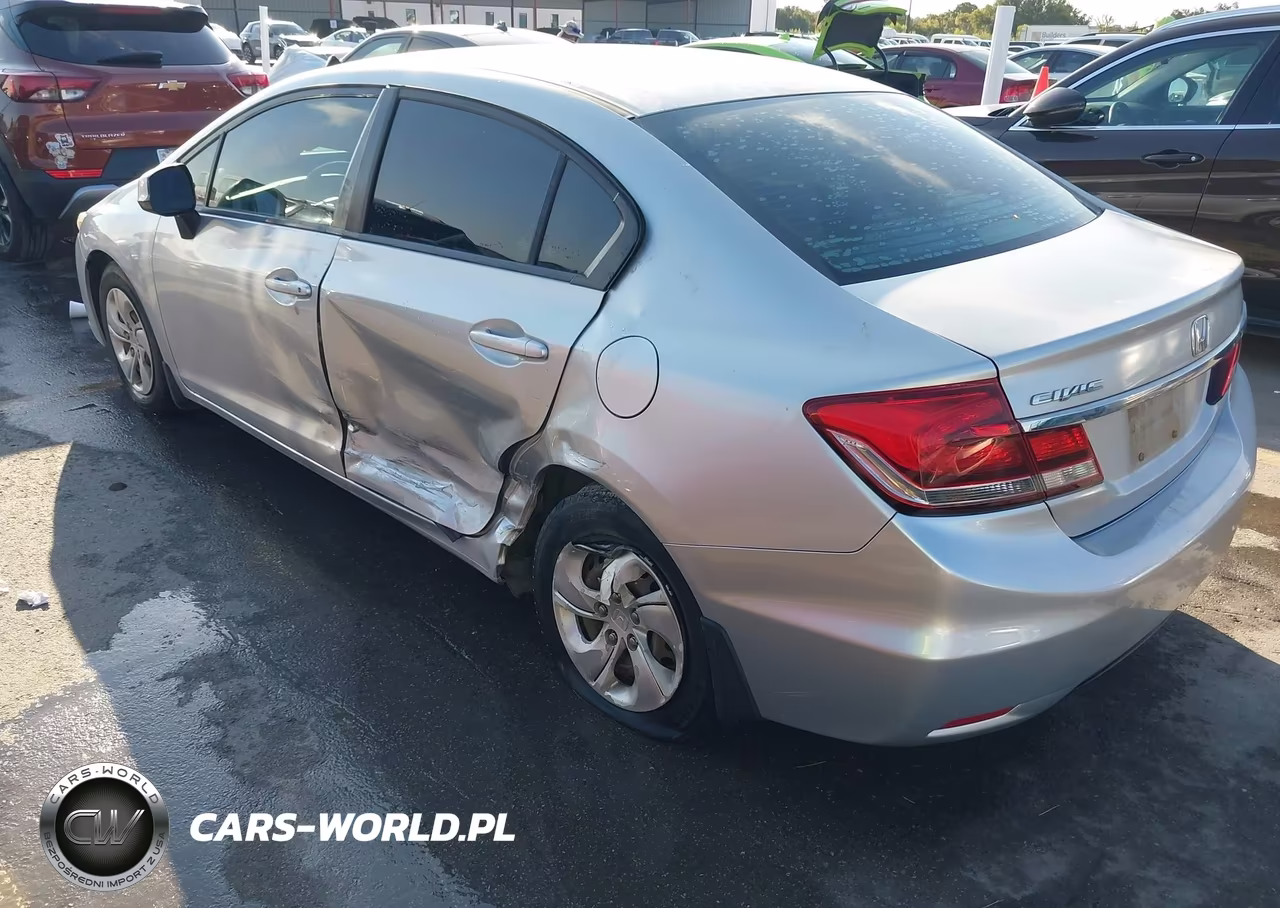 2013 Honda Civic Lx VIN:2HGFB2F51DH589825 - 3