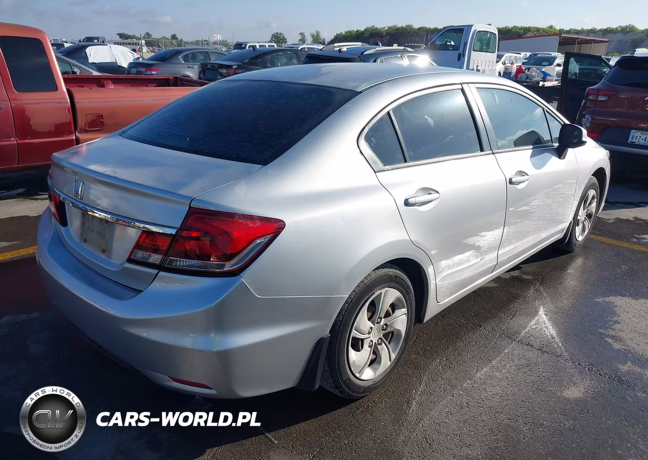 2013 Honda Civic Lx VIN:2HGFB2F51DH589825 - 4