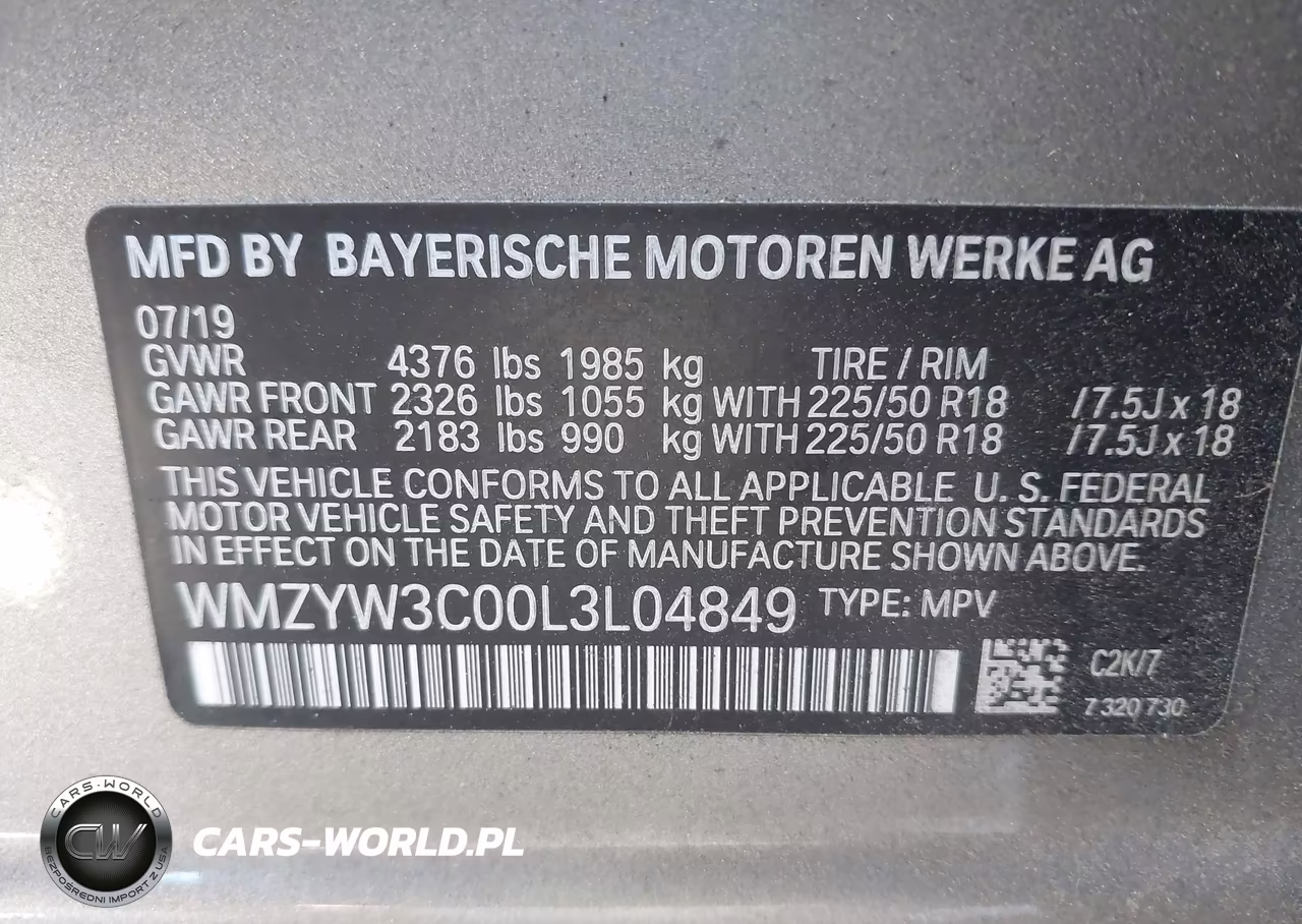 2020 Mini Countryman Cooper VIN:WMZYW3C00L3L04849 - 9