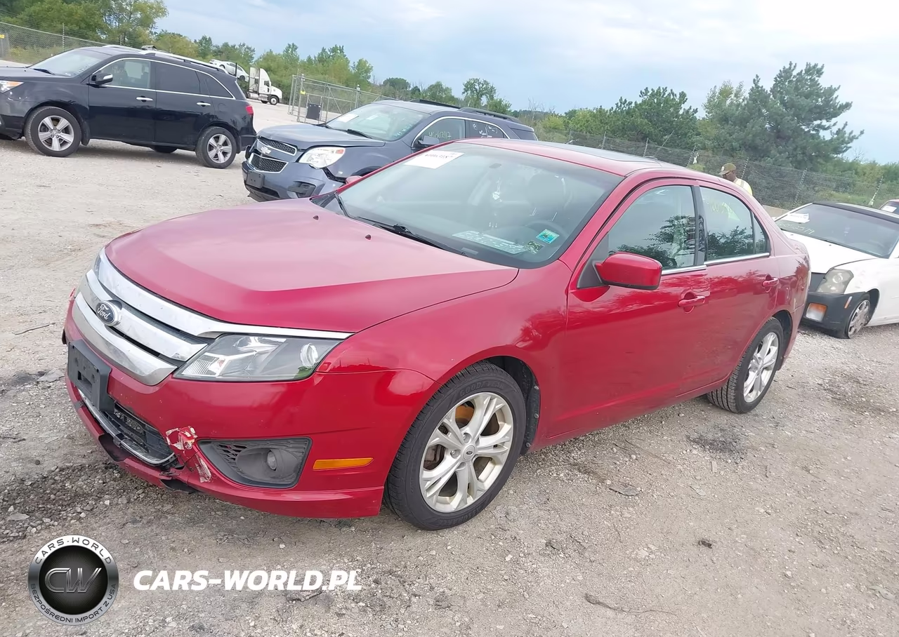2012 Ford Fusion Se VIN:3FAHP0HA2CR430182 - 2