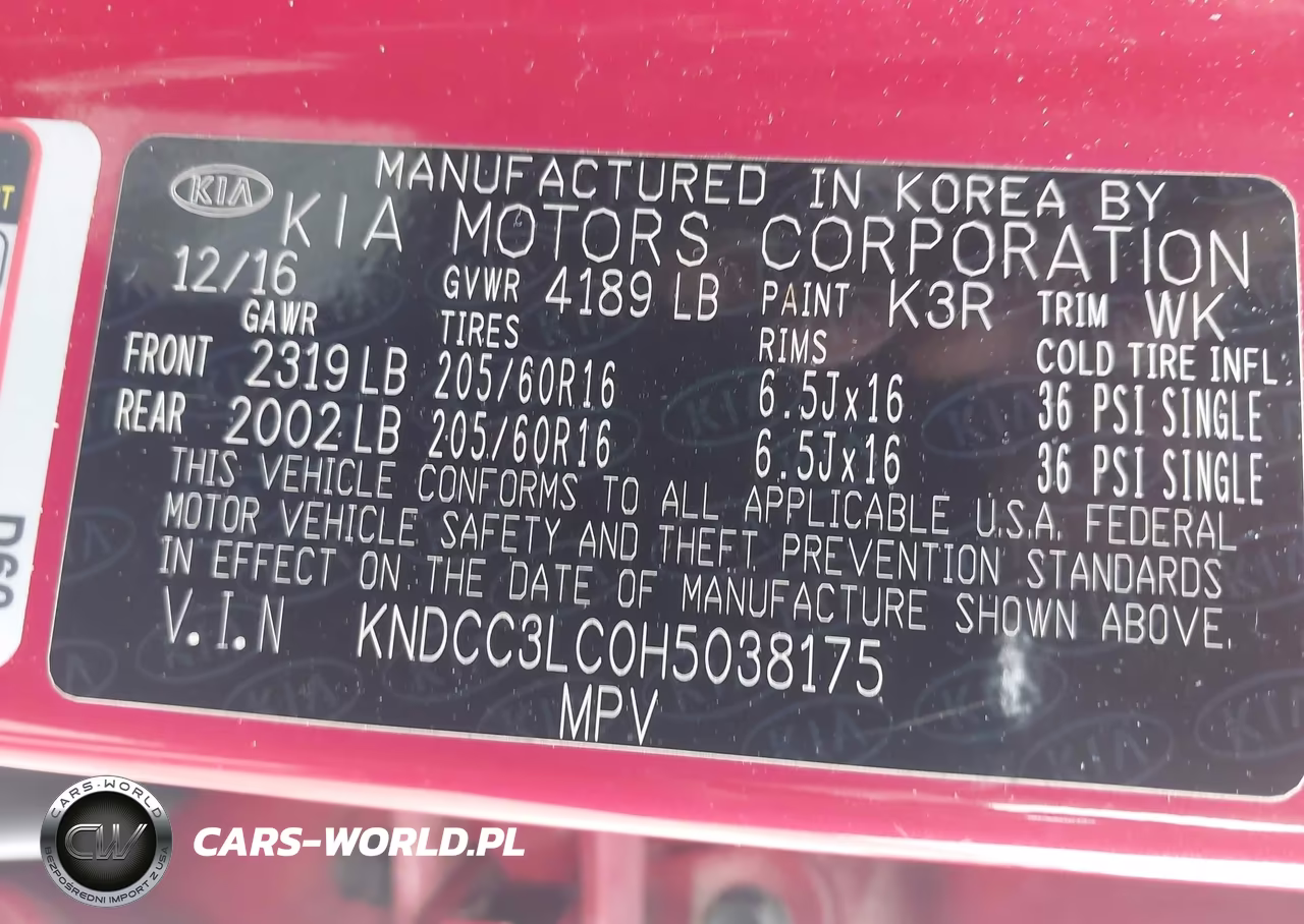 2017 Kia Niro Ex VIN:KNDCC3LC0H5038175 - 9