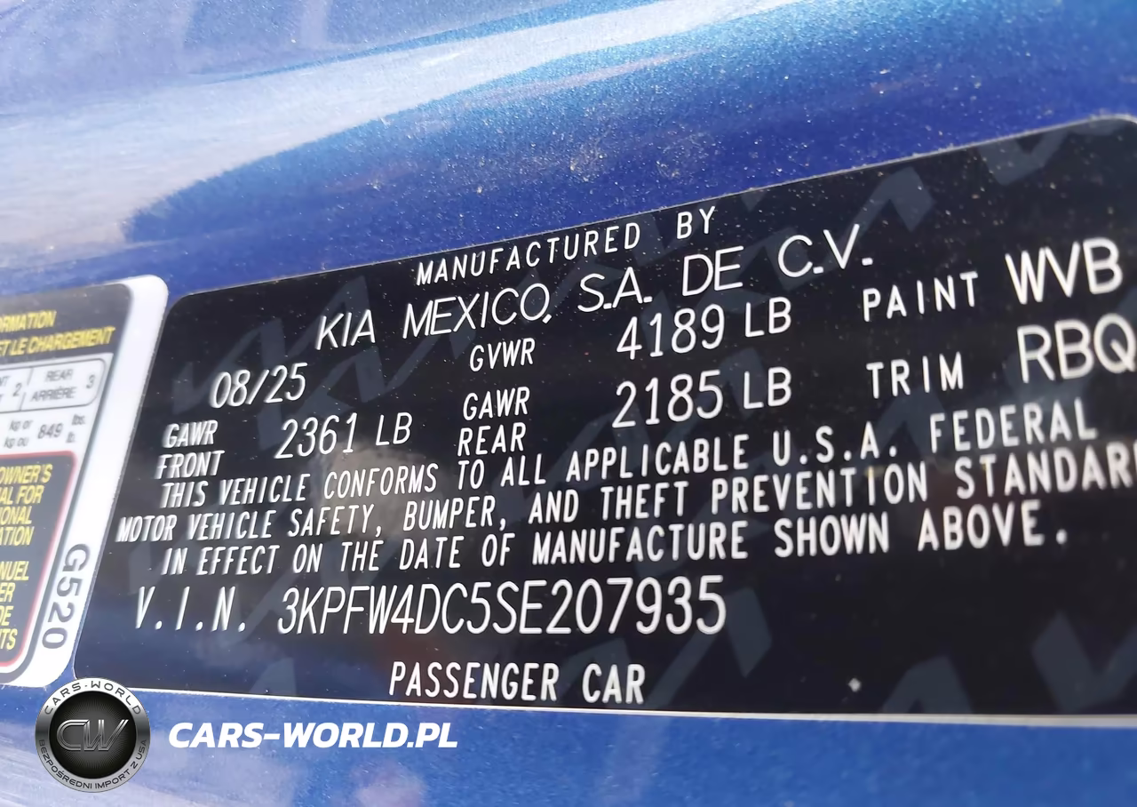 2025 Kia K4 Gt-Line Turbo VIN:3KPFW4DC5SE207935 - 9