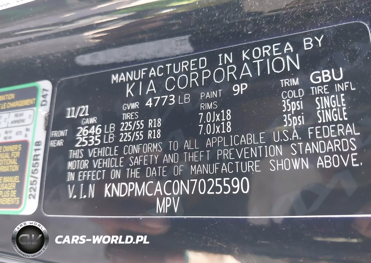 2022 Kia Sportage Lx VIN:KNDPMCAC0N7025590 - 9