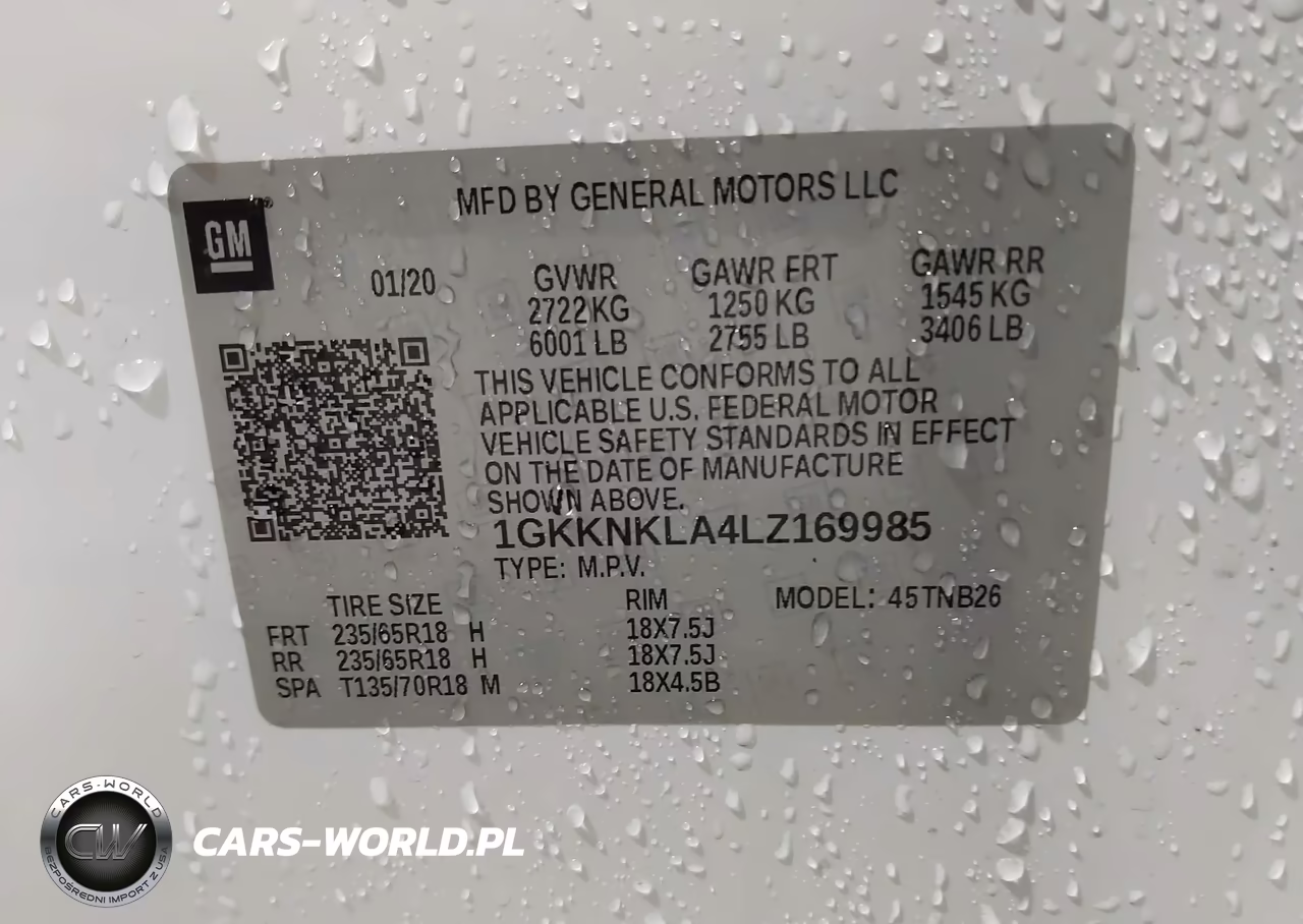 2020 GMC Acadia Fwd Sle VIN:1GKKNKLA4LZ169985 - 9