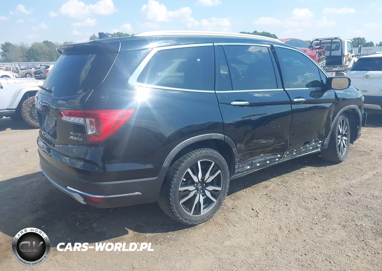 2019 Honda Pilot Elite VIN:5FNYF6H05KB007183 - 4