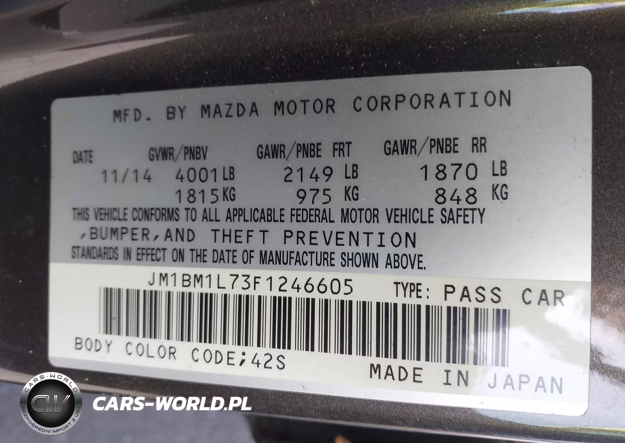 2015 Mazda Mazda3 I Touring VIN:JM1BM1L73F1246605 - 9