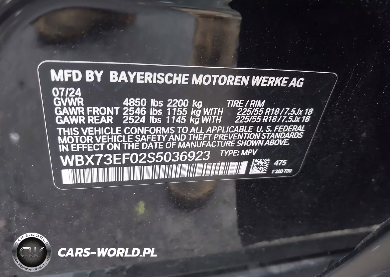 2025 BMW X1 xDrive28I VIN:WBX73EF02S5036923 - 9