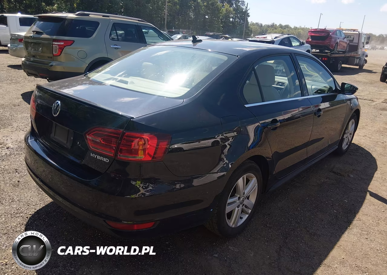 2013 Volkswagen Jetta Hybrid Sel VIN:3VW637AJ5DM273386 - 4