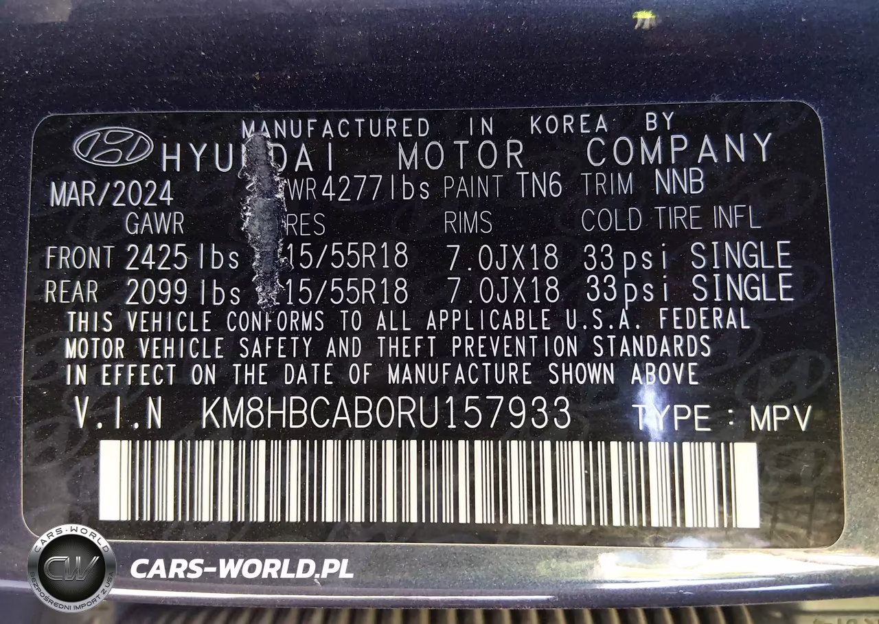 2024 Hyundai Kona Sel VIN:KM8HBCAB0RU157933 - 9