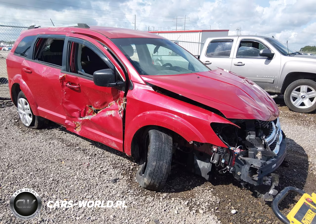 2017 Dodge Journey Se VIN:3C4PDCAB7HT606365 - 1