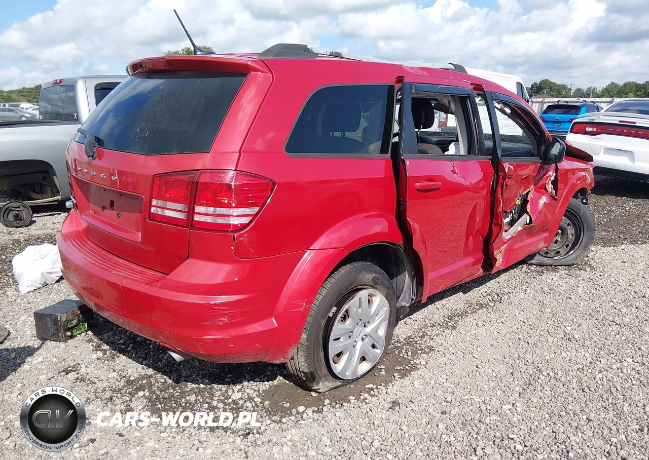2017 Dodge Journey Se VIN:3C4PDCAB7HT606365 - 4