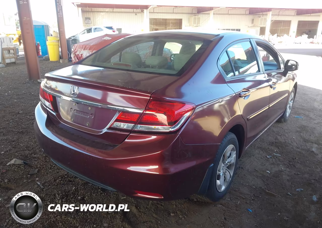 2013 Honda Civic Lx VIN:2HGFB2F52DH503891 - 4