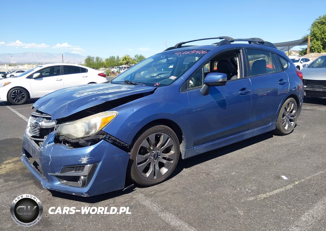 2016 Subaru Impreza Wagon 2.0I Sport Limited VIN:JF1GPAY67G8289162 - 2