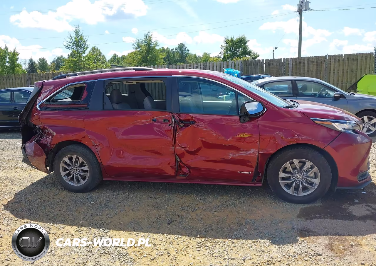 2021 Toyota Sienna Le VIN:5TDBSKFC8MS020502 - 14