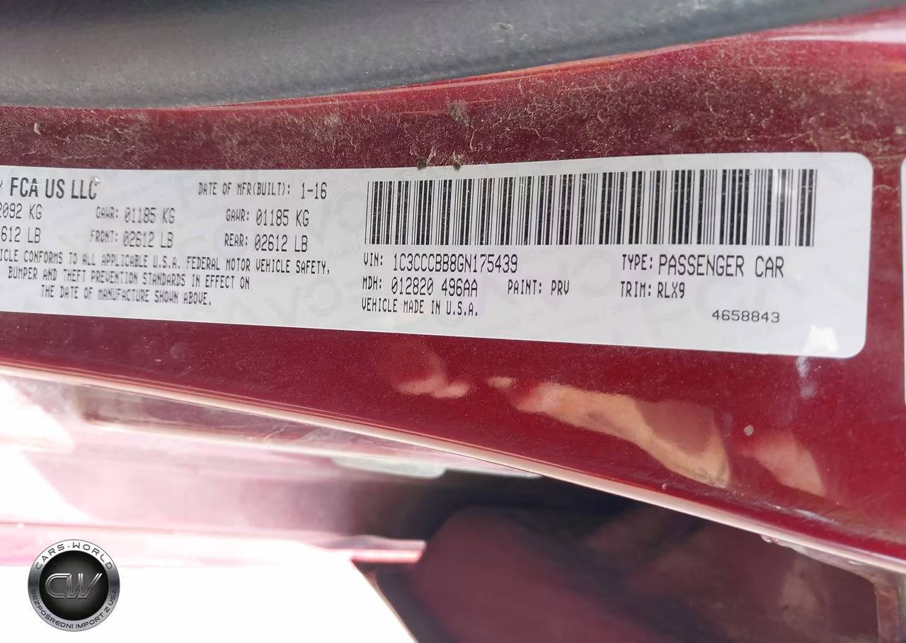 2016 Chrysler 200 S VIN:1C3CCCBB8GN175439 - 9