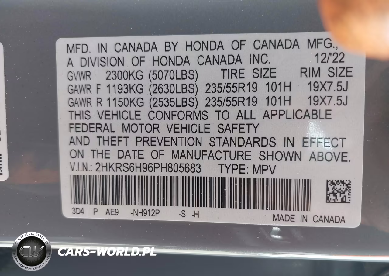 2023 Honda Cr-V Hybrid Sport Touring VIN:2HKRS6H96PH805683 - 9