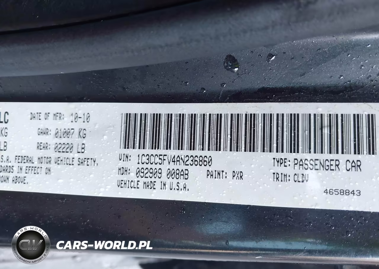 2010 Chrysler Sebring Limited VIN:1C3CC5FV4AN236860 - 9