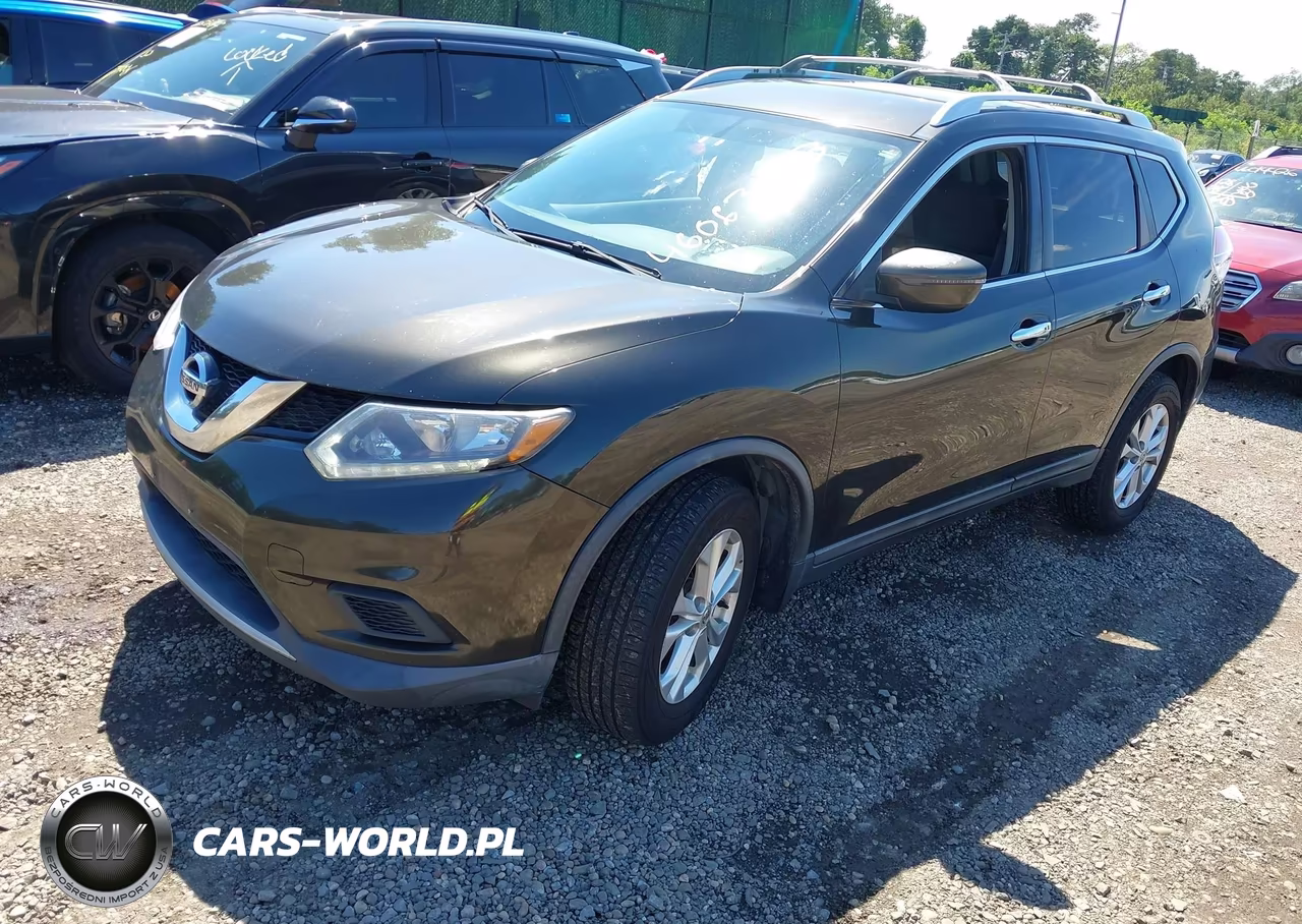2016 Nissan Rogue Sv VIN:KNMAT2MV7GP733998 - 2