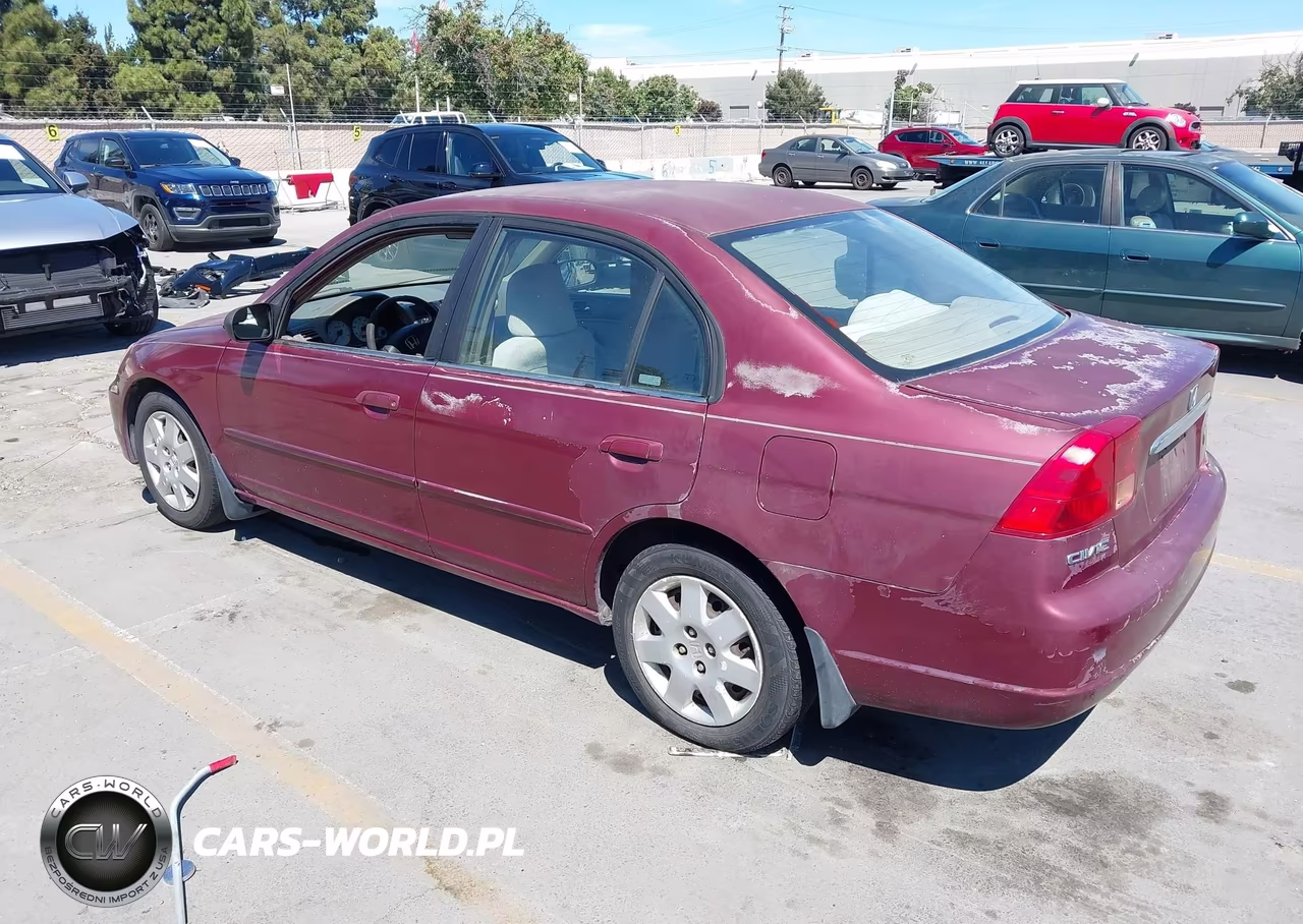 2002 Honda Civic Lx VIN:1HGES15542L076396 - 3