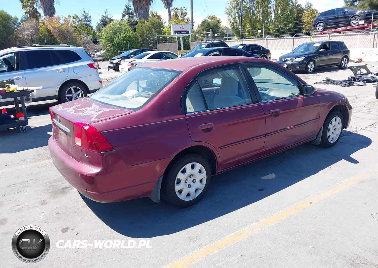 2002 Honda Civic Lx VIN:1HGES15542L076396 - 4