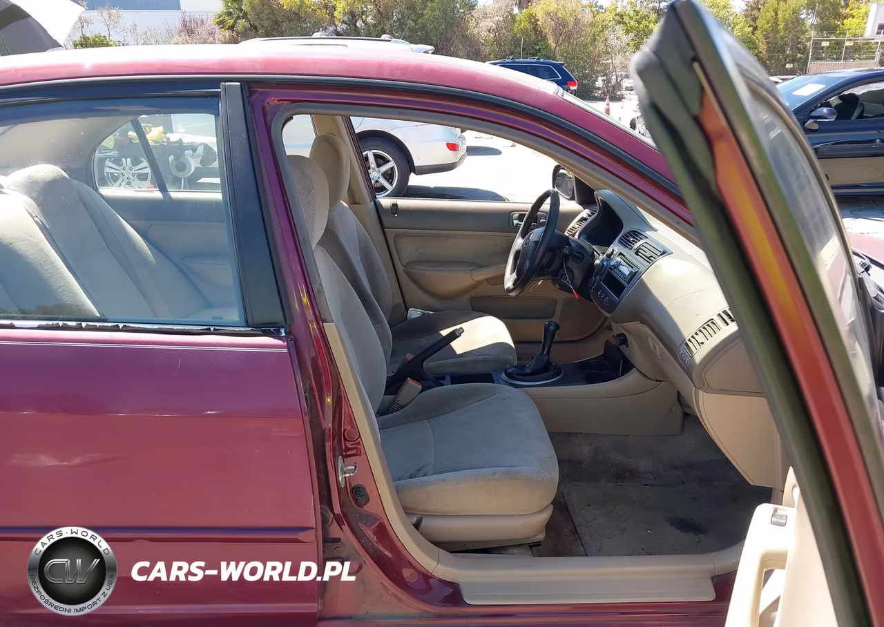 2002 Honda Civic Lx VIN:1HGES15542L076396 - 5