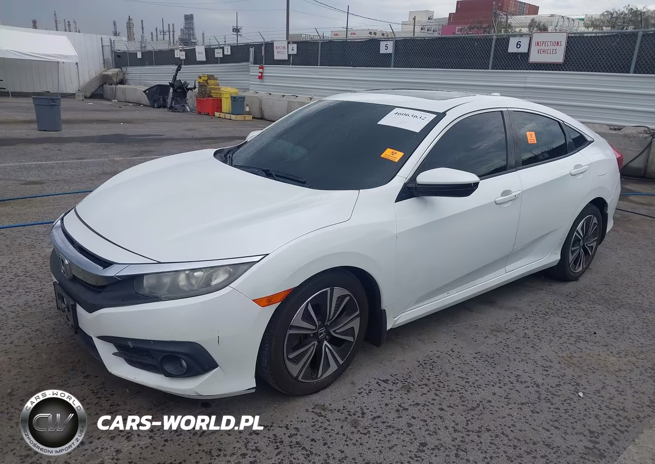 2017 Honda Civic Ex-T VIN:2HGFC1F38HH636117 - 2