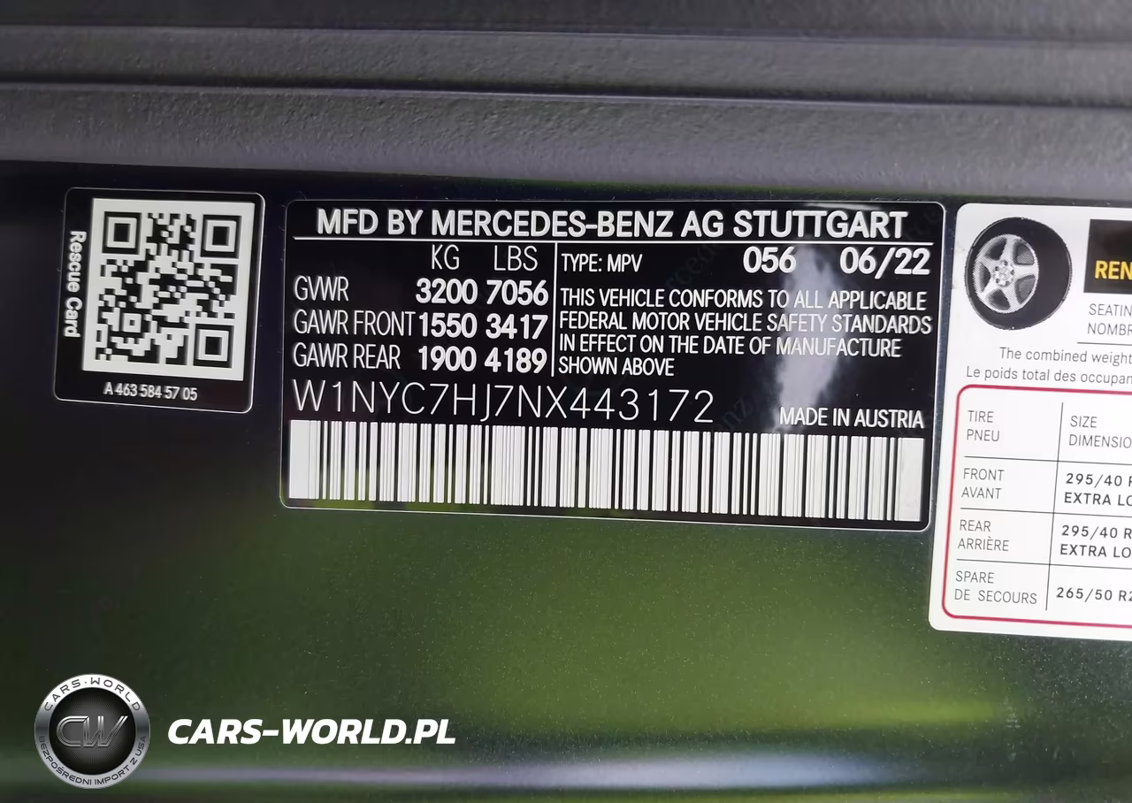 2022 Mercedes-Benz Amg G 63 4Matic VIN:W1NYC7HJ7NX443172 - 9