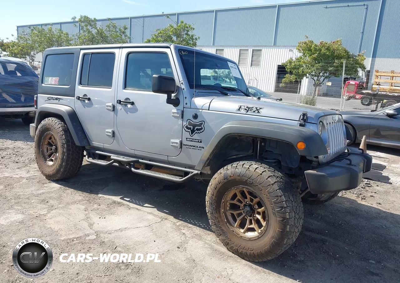 2017 Jeep Wrangler Unlimited Sport 4X4 VIN:1C4BJWDG8HL557183 - 1