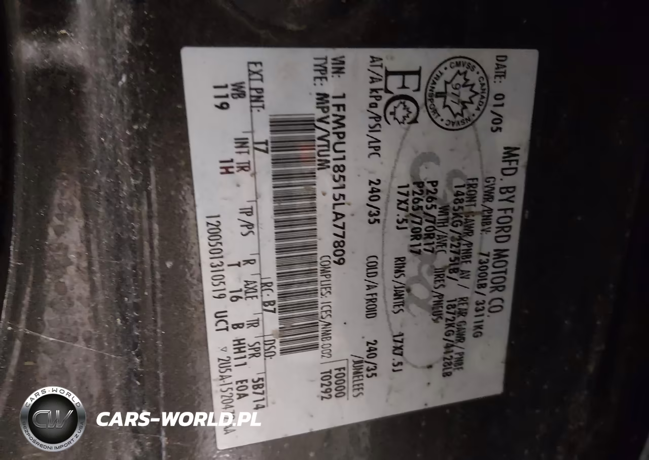 2005 Ford Expedition Eddie Bauer-King Ranch VIN:1FMPU18515LA77809 - 9