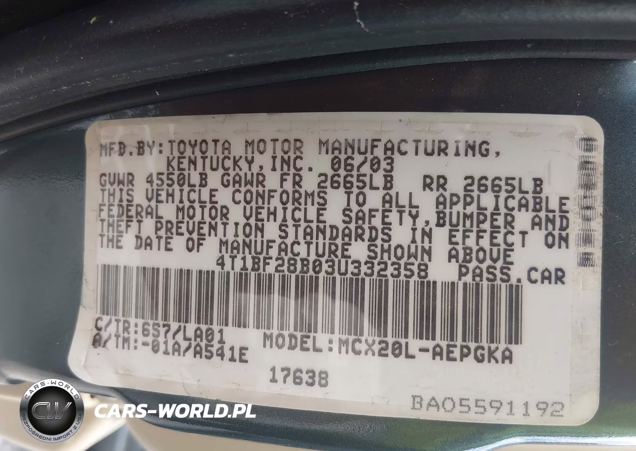 2003 Toyota Avalon Xls VIN:4T1BF28B03U332358 - 9