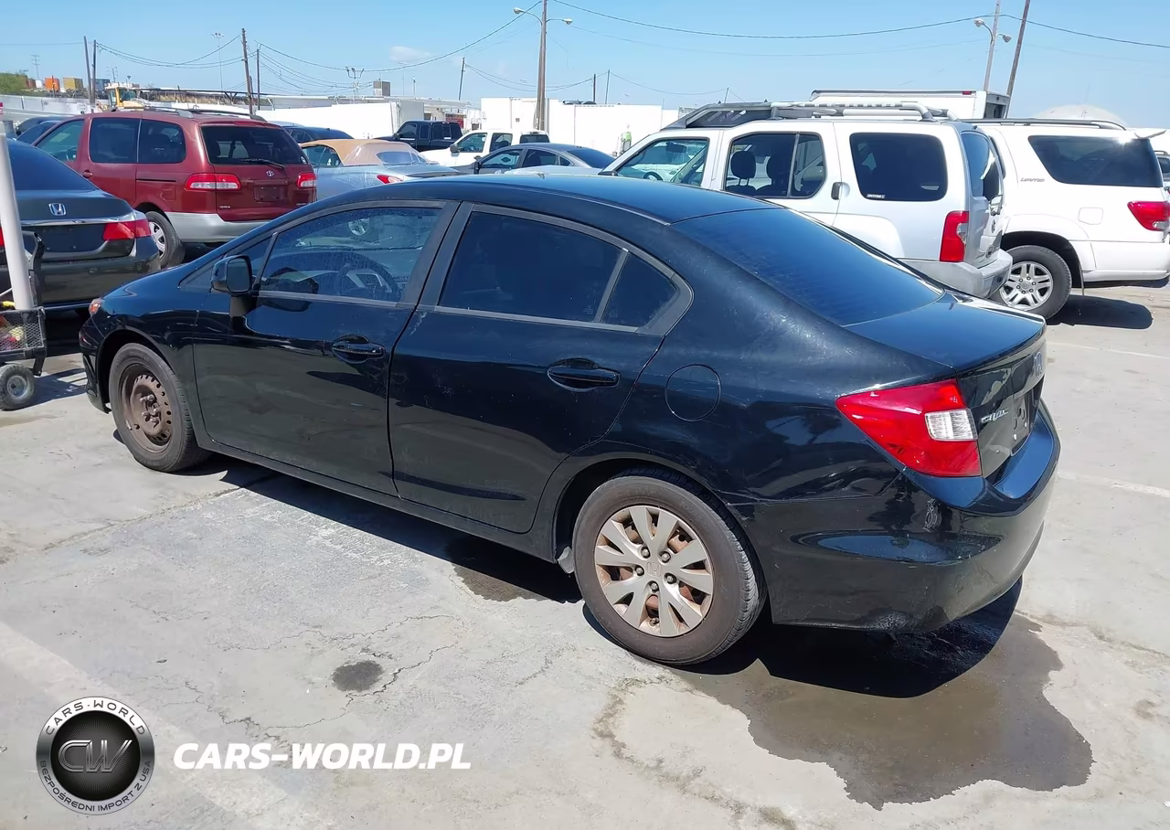 2012 Honda Civic Lx VIN:19XFB2F52CE392736 - 3