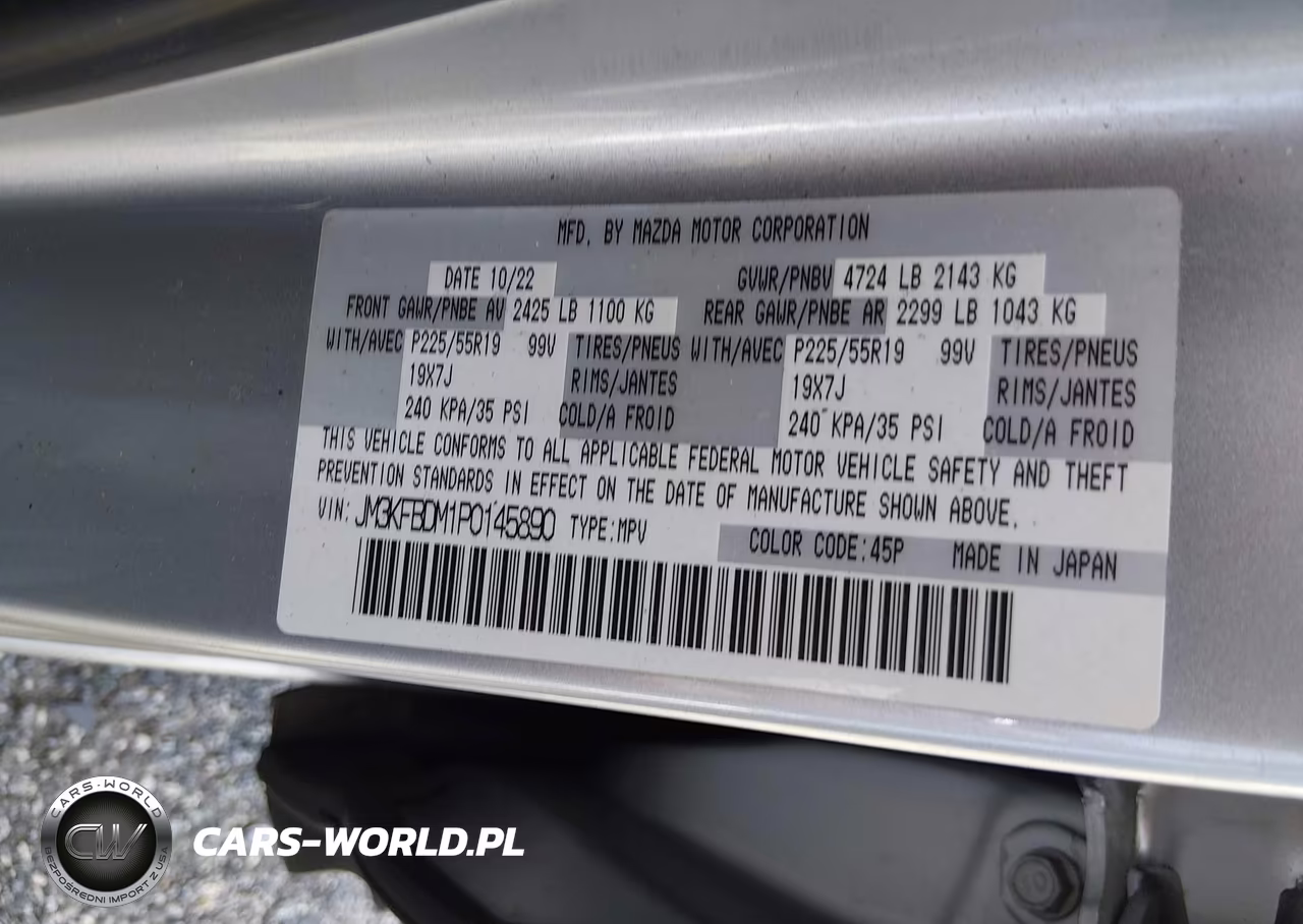 2023 Mazda Cx-5 2.5 S Premium VIN:JM3KFBDM1P0145890 - 9