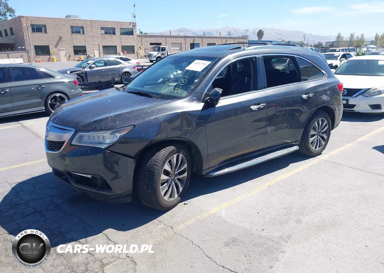 2015 Acura Mdx Technology Package VIN:5FRYD3H45FB001539 - 2