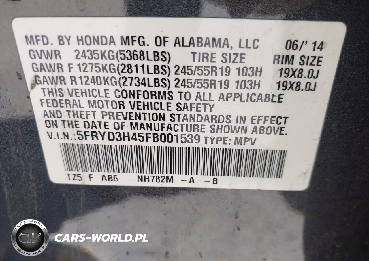 2015 Acura Mdx Technology Package VIN:5FRYD3H45FB001539 - 9