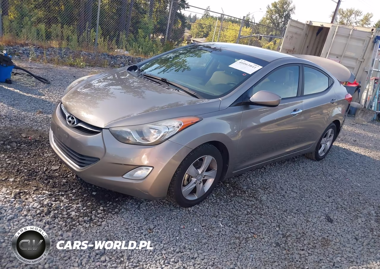 2013 Hyundai Elantra Gls VIN:5NPDH4AE5DH355413 - 2