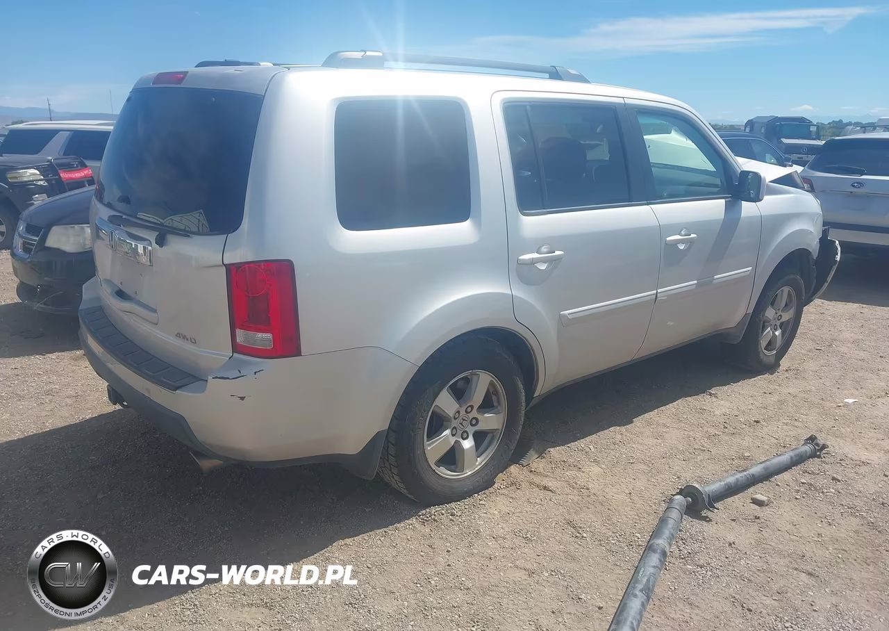 2009 Honda Pilot Ex-L VIN:5FNYF48599B041671 - 4