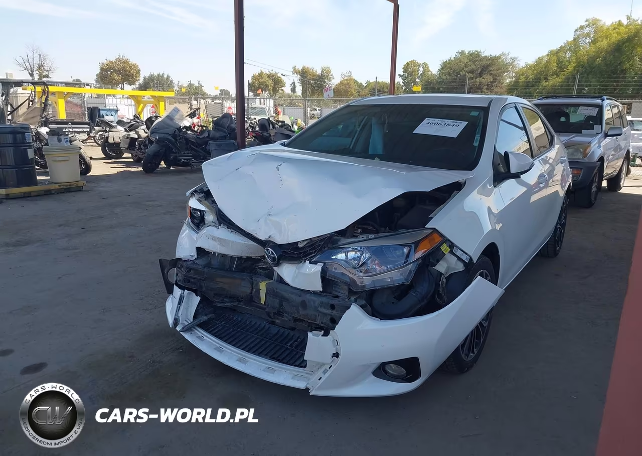 2016 Toyota Corolla S Premium VIN:5YFBURHE4GP435296 - 2