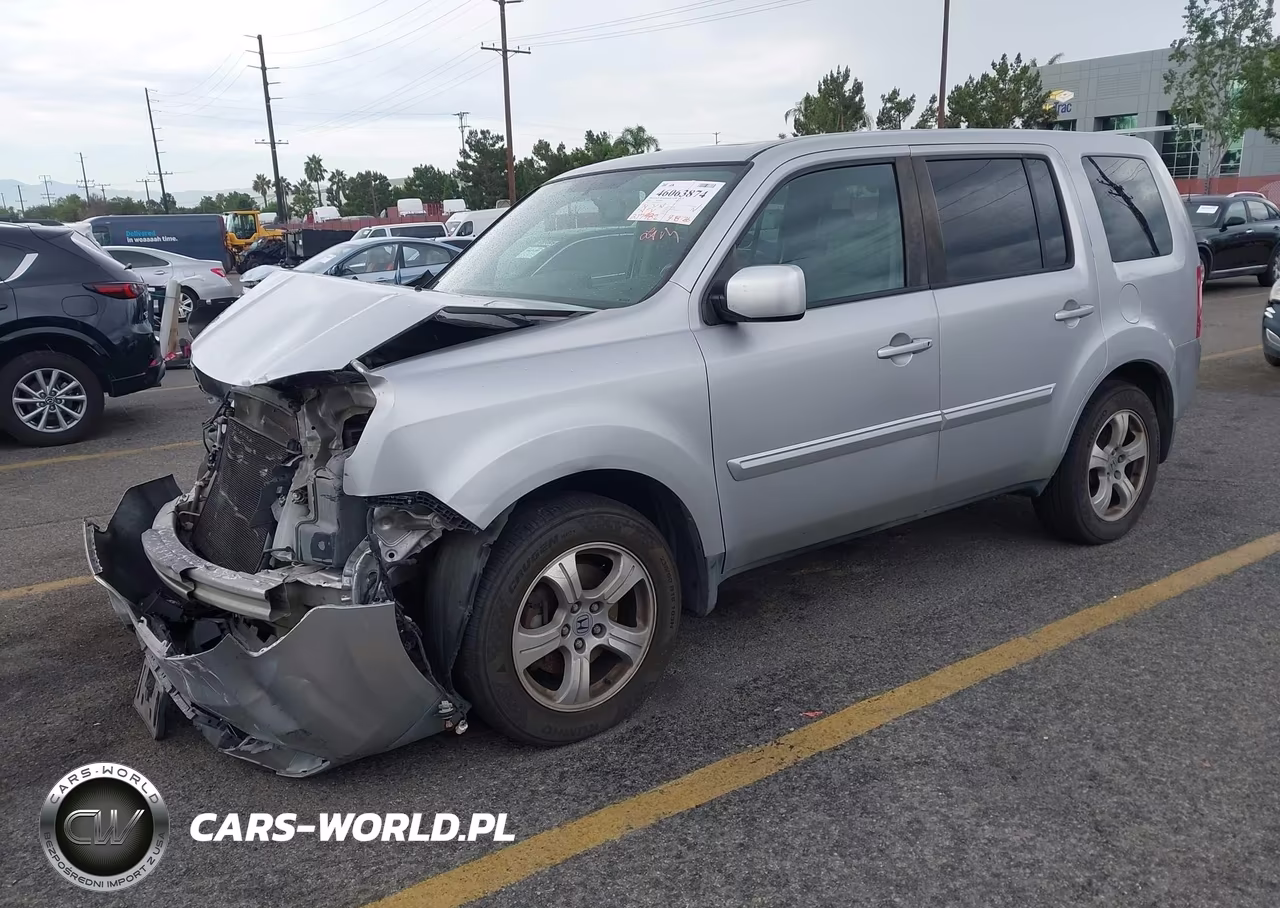 2015 Honda Pilot Ex-L VIN:5FNYF3H70FB017119 - 2