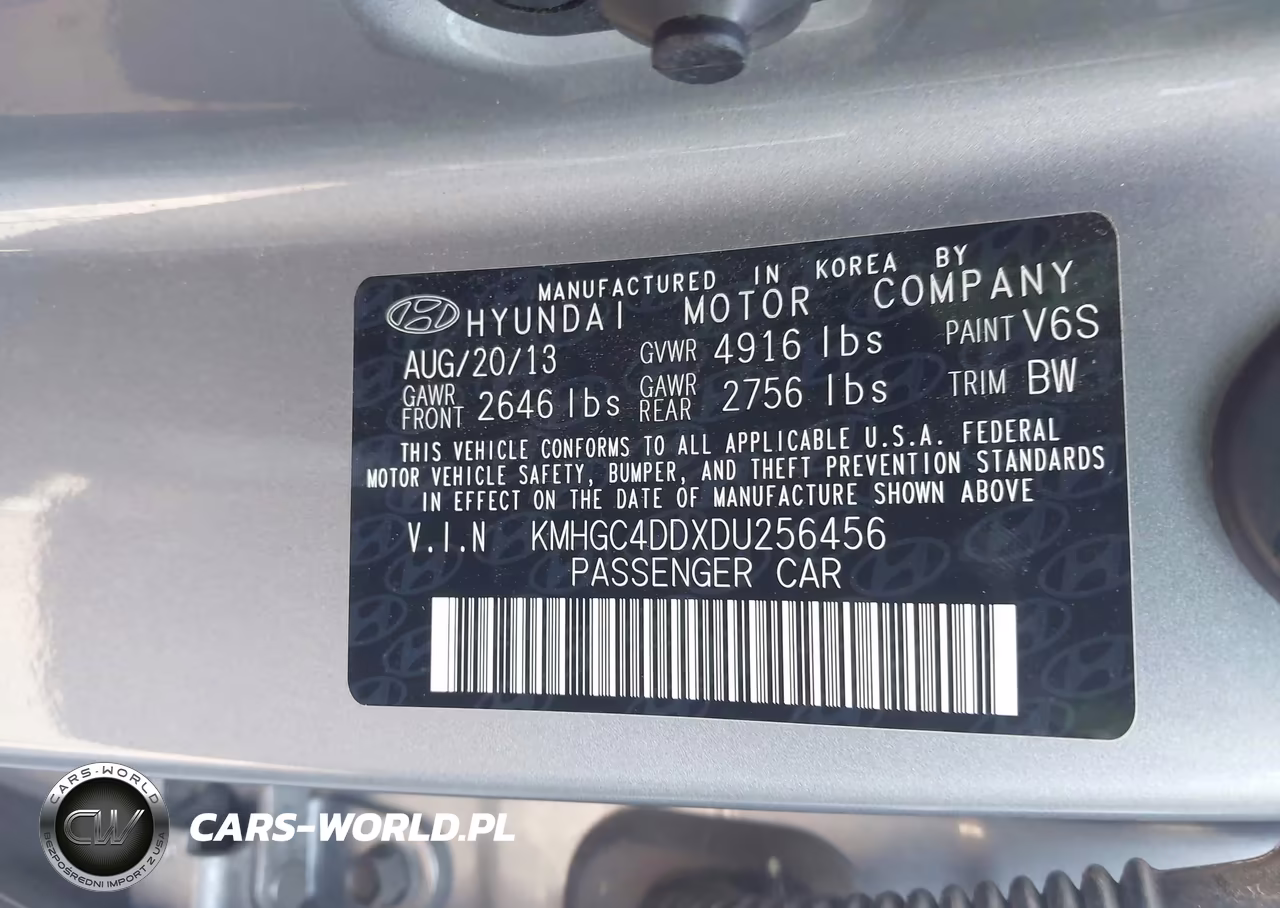 2013 Hyundai Genesis 3.8 VIN:KMHGC4DDXDU256456 - 9