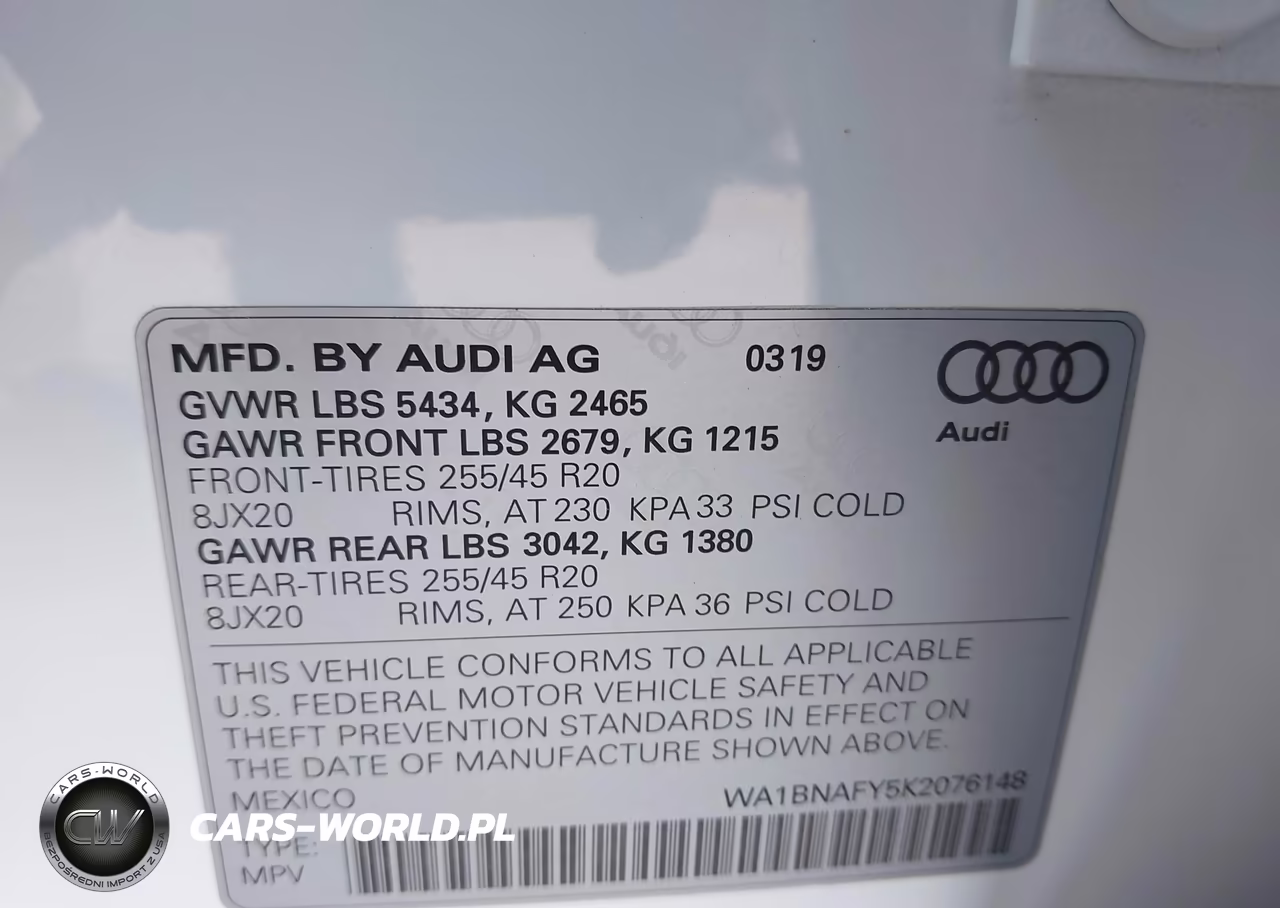 2019 Audi Q5 45 Premium VIN:WA1BNAFY5K2076148 - 9
