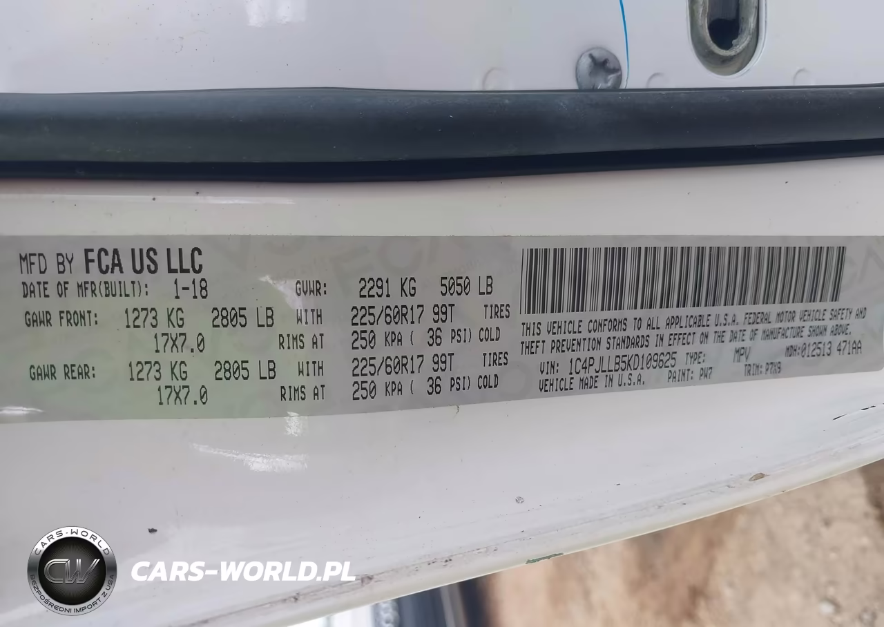 2019 Jeep Cherokee Latitude Plus Fwd VIN:1C4PJLLB5KD109625 - 9