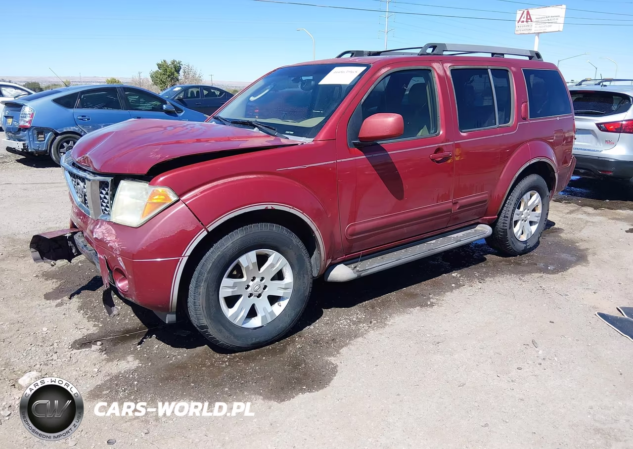 2005 Nissan Pathfinder Le VIN:5N1AR18UX5C705204 - 2