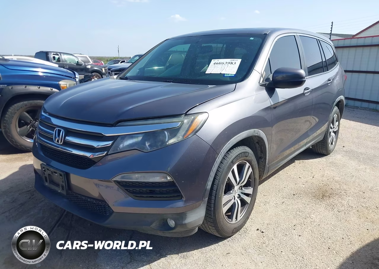 2016 Honda Pilot Ex-L VIN:5FNYF5H59GB036764 - 2