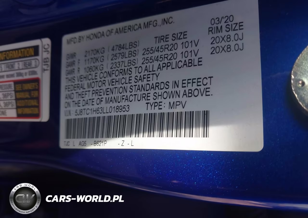 2020 Acura Rdx A-Spec Package VIN:5J8TC1H63LL018953 - 9