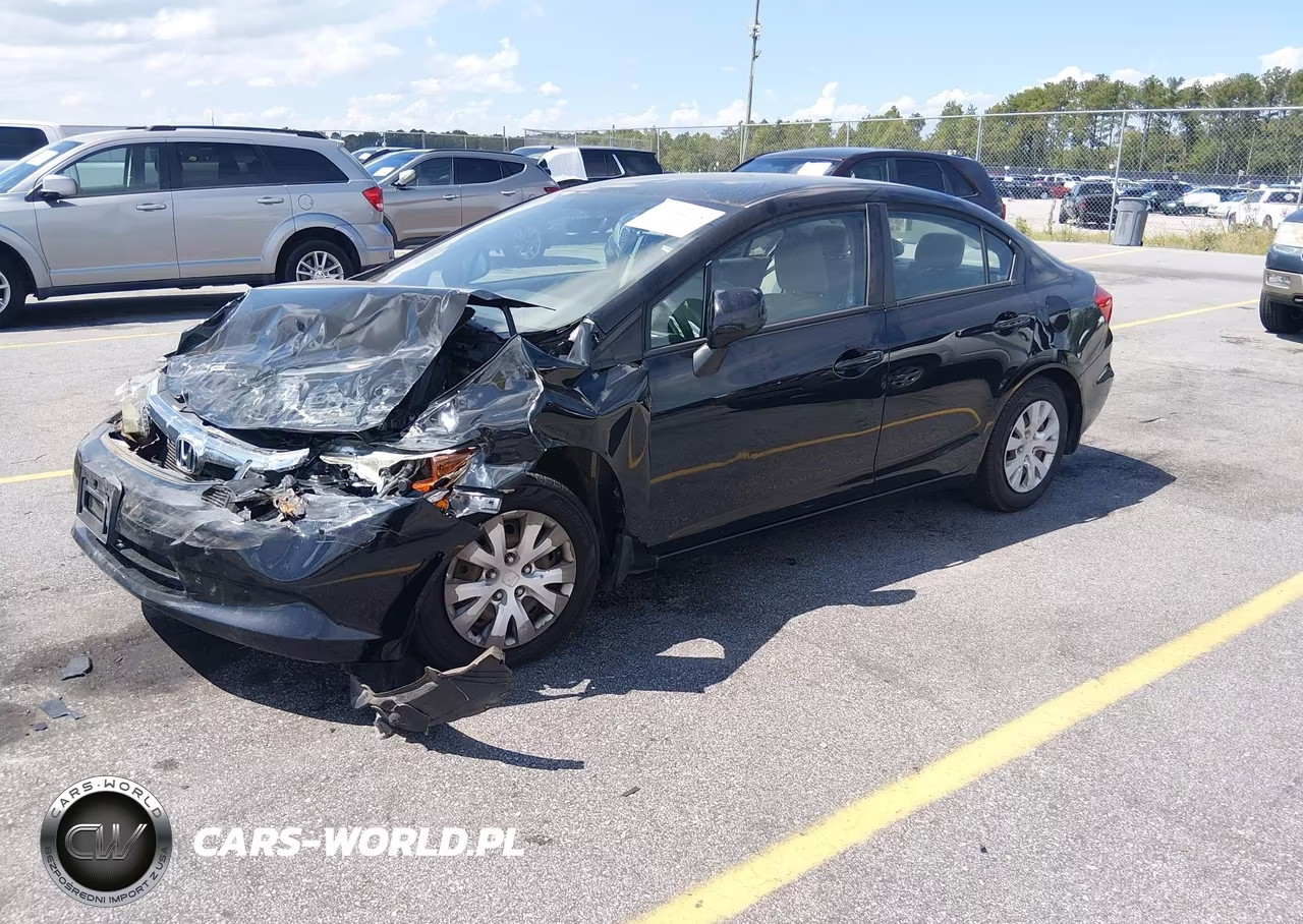 2012 Honda Civic Lx VIN:19XFB2F52CE096065 - 2