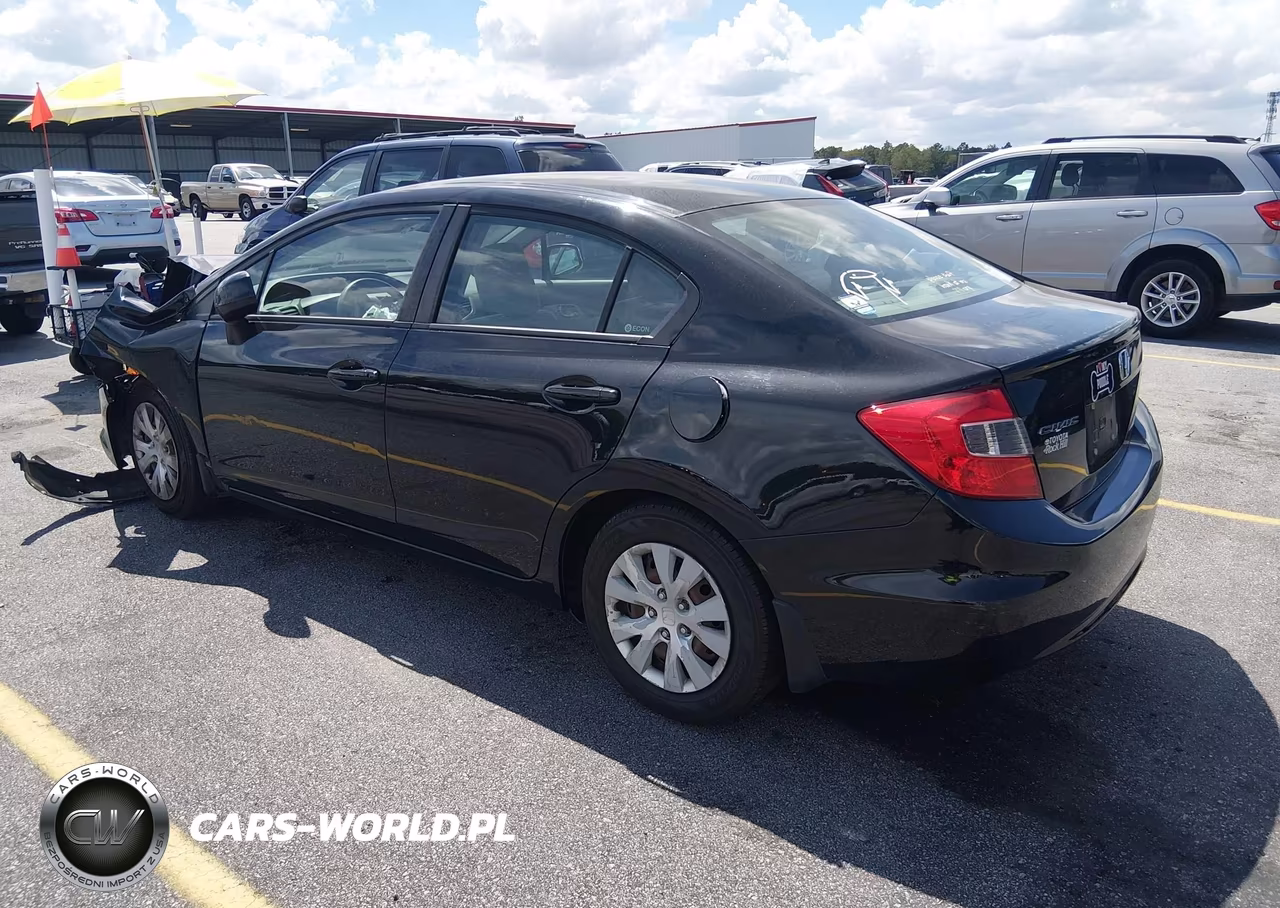 2012 Honda Civic Lx VIN:19XFB2F52CE096065 - 3