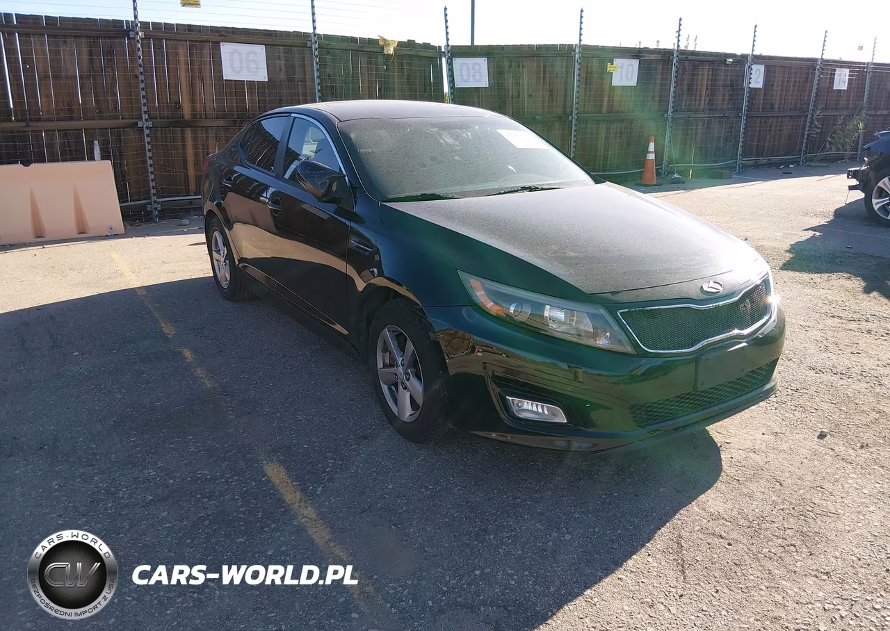 2014 Kia Optima Lx VIN:5XXGM4A72EG293444 - 1